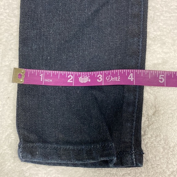 Tea girls jeans dark wash adjustable waist cotton spandex size 3 - Picture 5 of 8